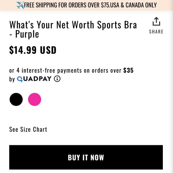 Fashion nova net sports bra - Picture 3 of 3